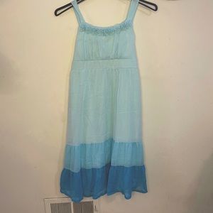 blue childrens dress